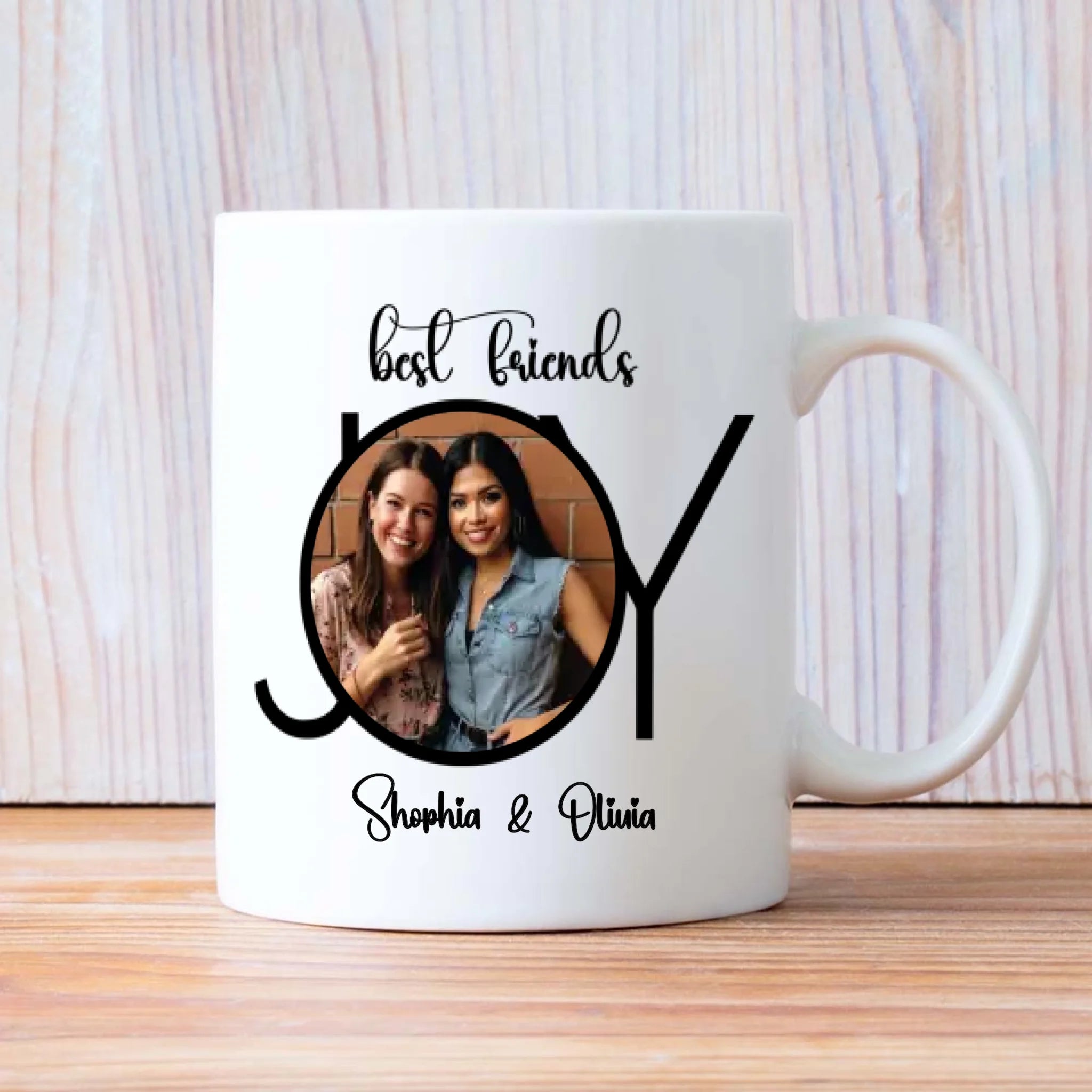 Personalized Heat Reveal Mug – Bestie Magic Gift Cup - 89Prints