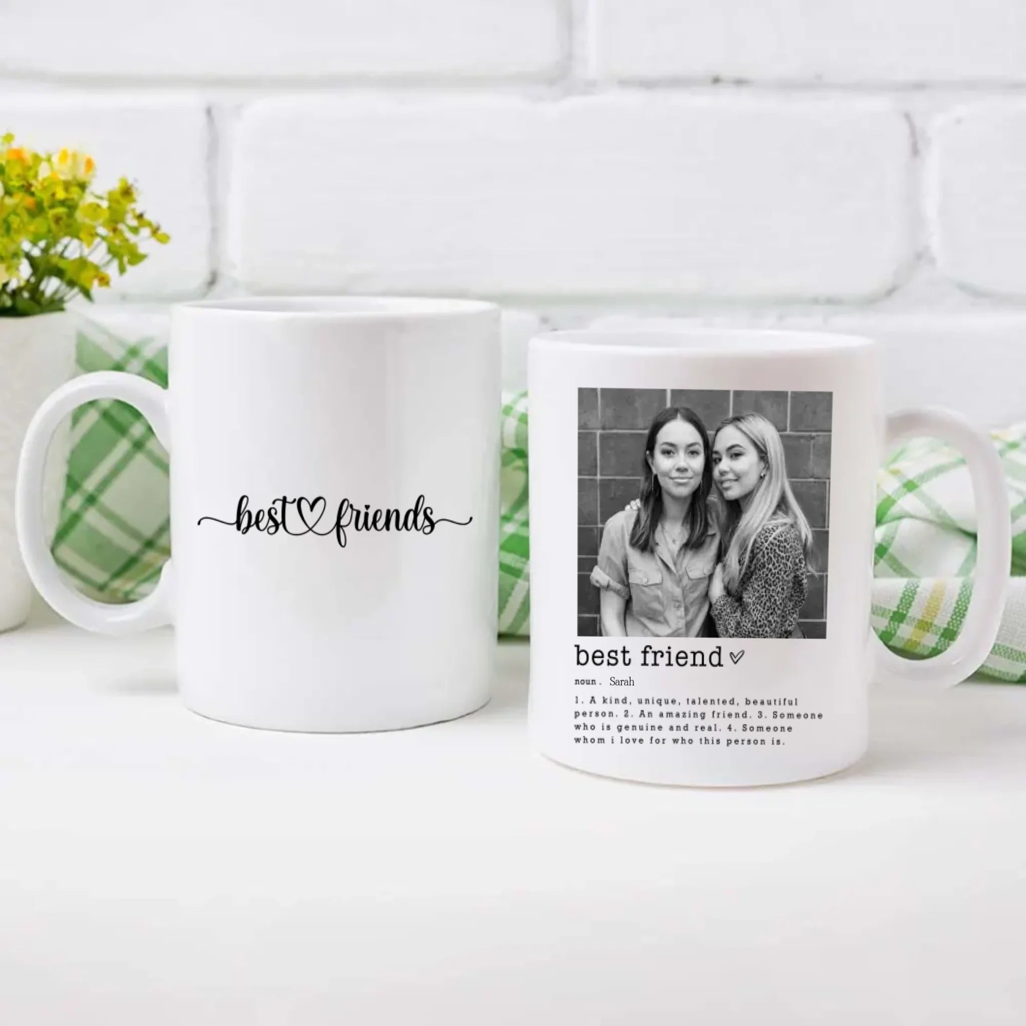 Best Friends Custom Mug – A Timeless Personalized Gift - 89Prints