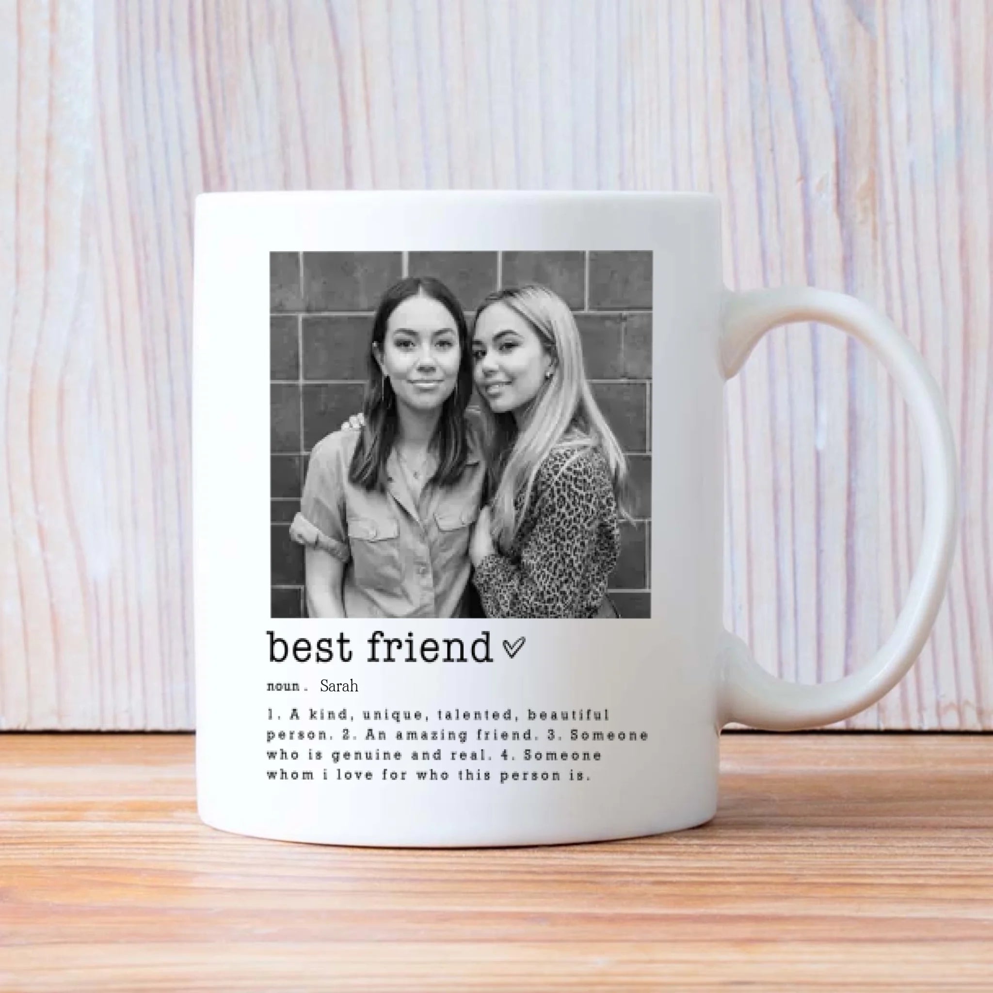 Best Friends Custom Mug – A Timeless Personalized Gift - 89Prints