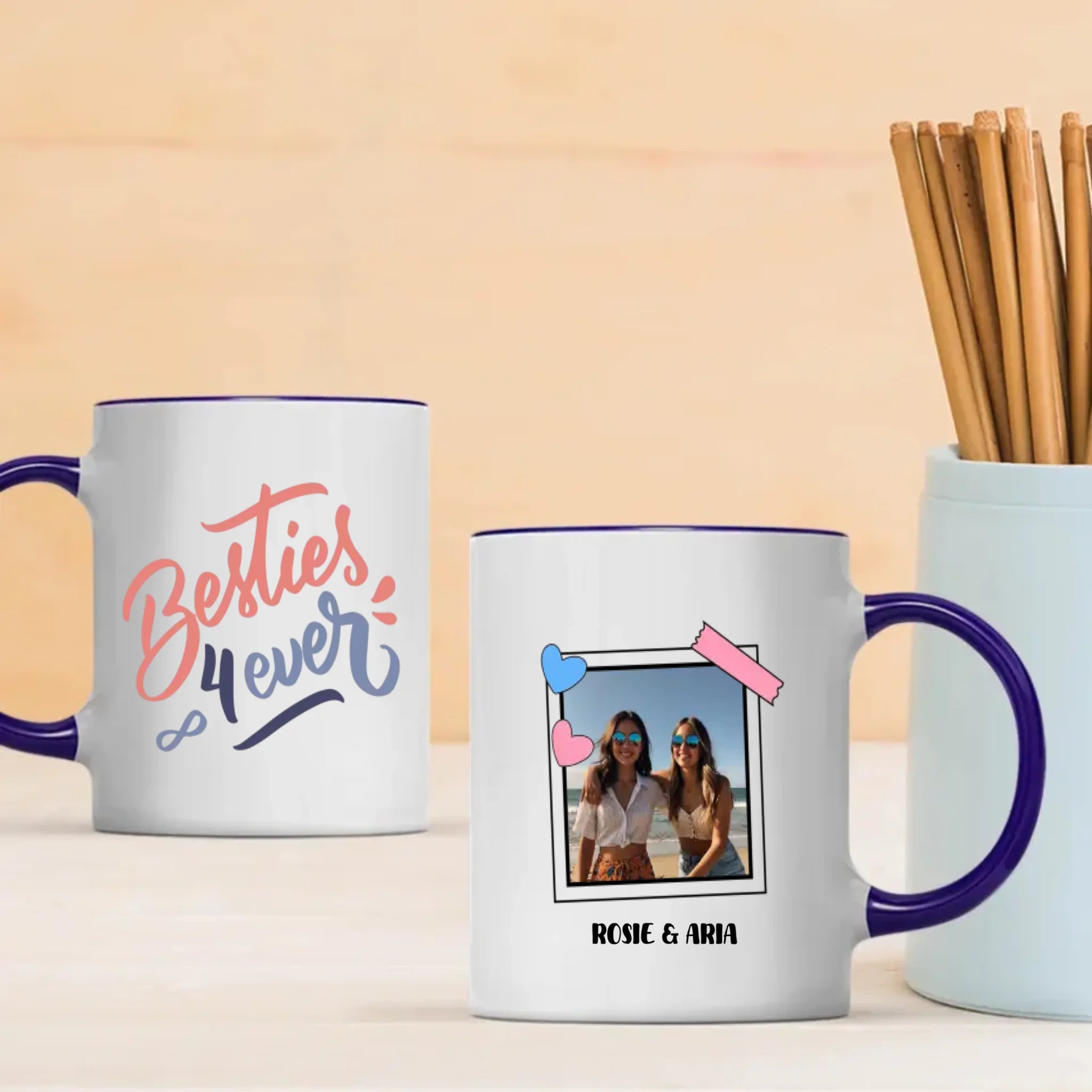 Best Friends Forever Mug – Playful Personalized Keepsake - 89Prints