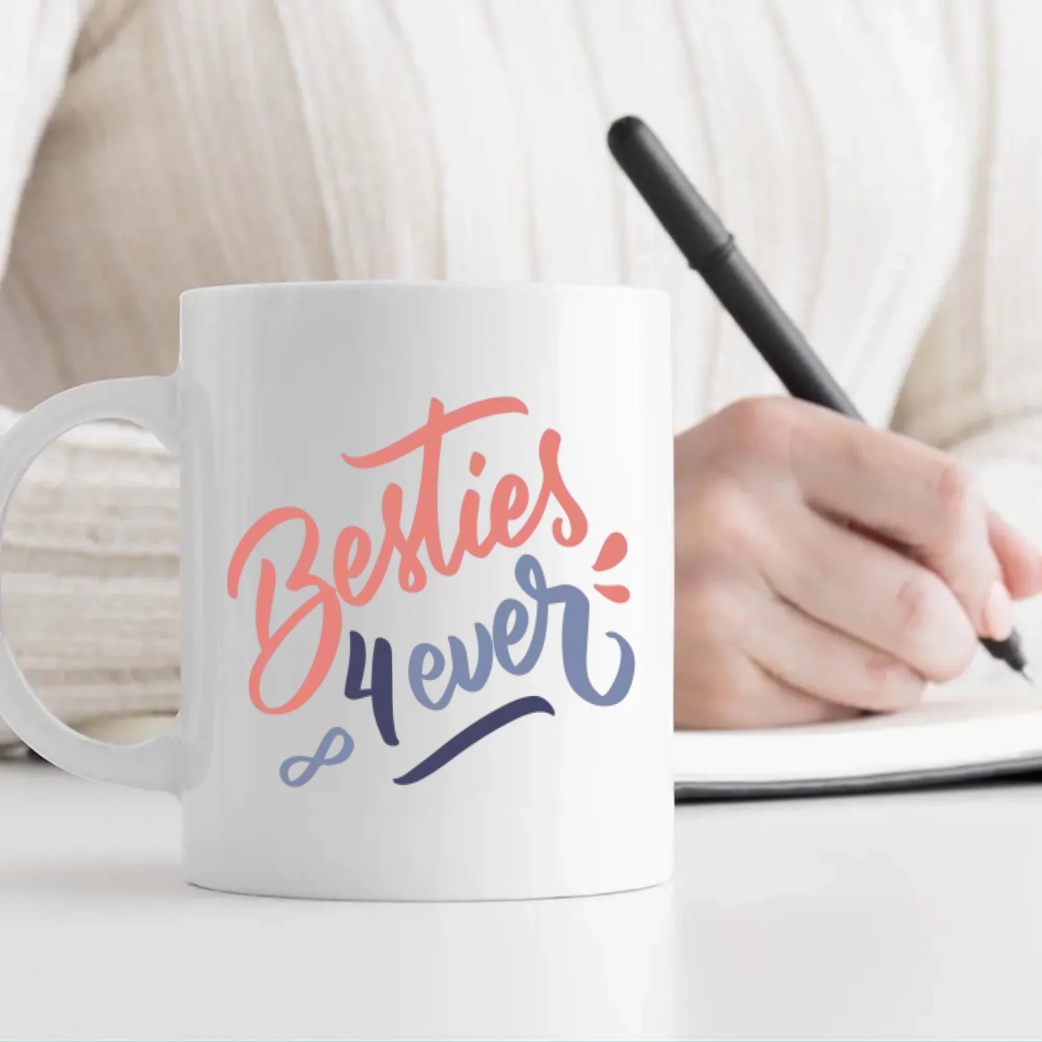 Best Friends Forever Mug – Playful Personalized Keepsake - 89Prints
