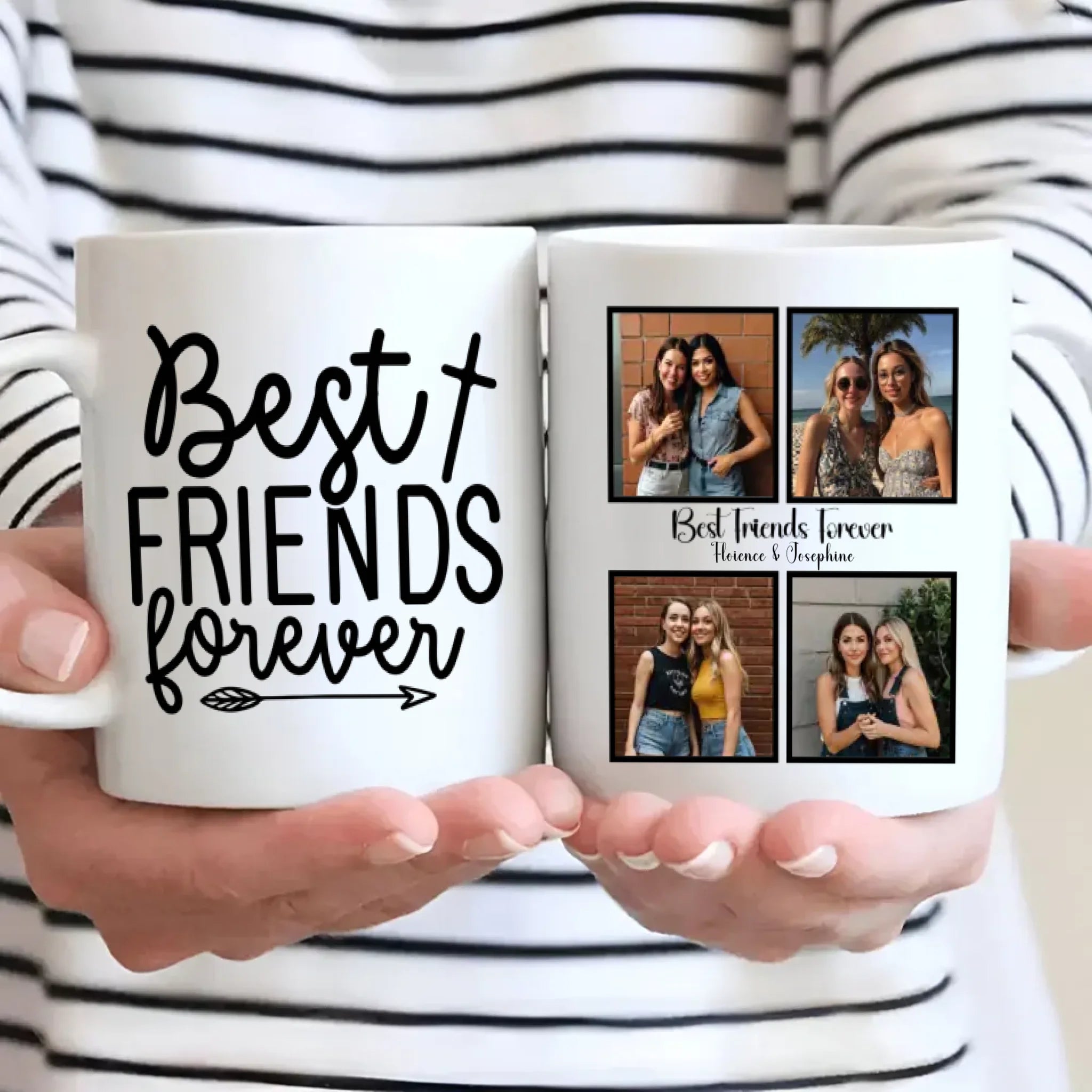 Personalized Keepsake Mug – Cherishing My Best Friend Forever - 89Prints