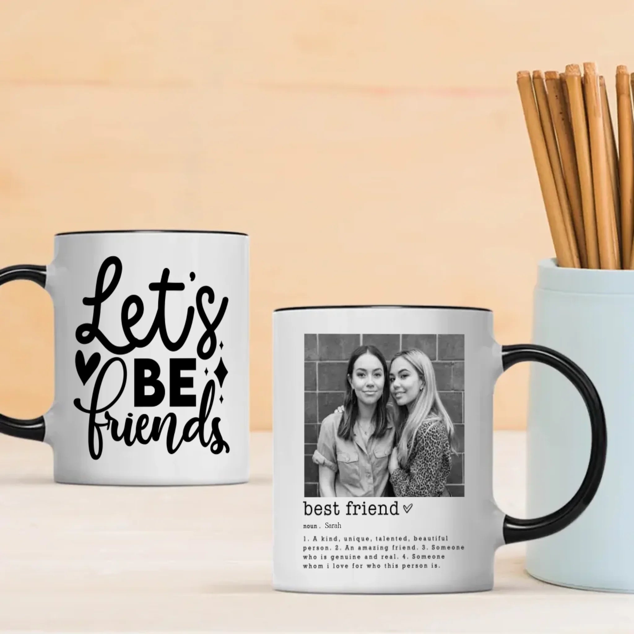 Let’s Be Friends Mug – A Sweet Start to Every Connection - 89Prints