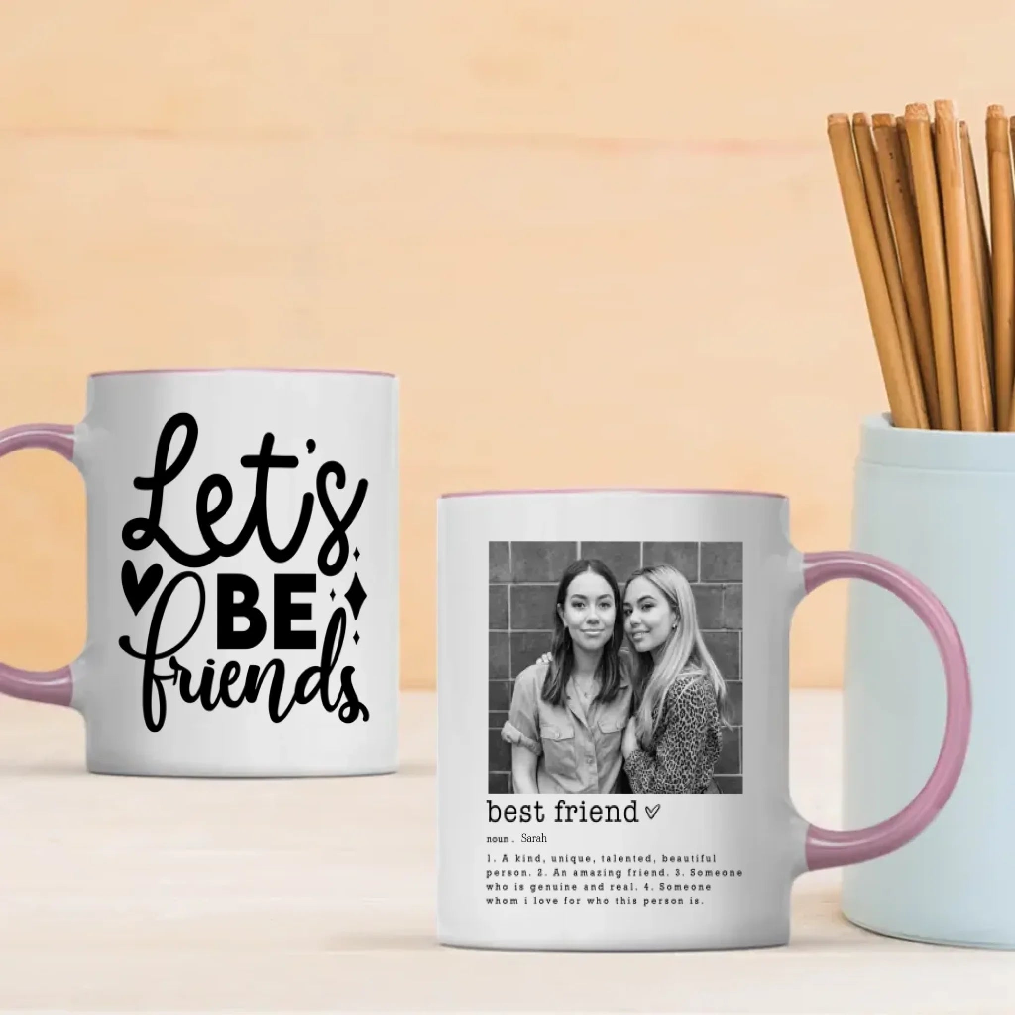 Let’s Be Friends Mug – A Sweet Start to Every Connection - 89Prints