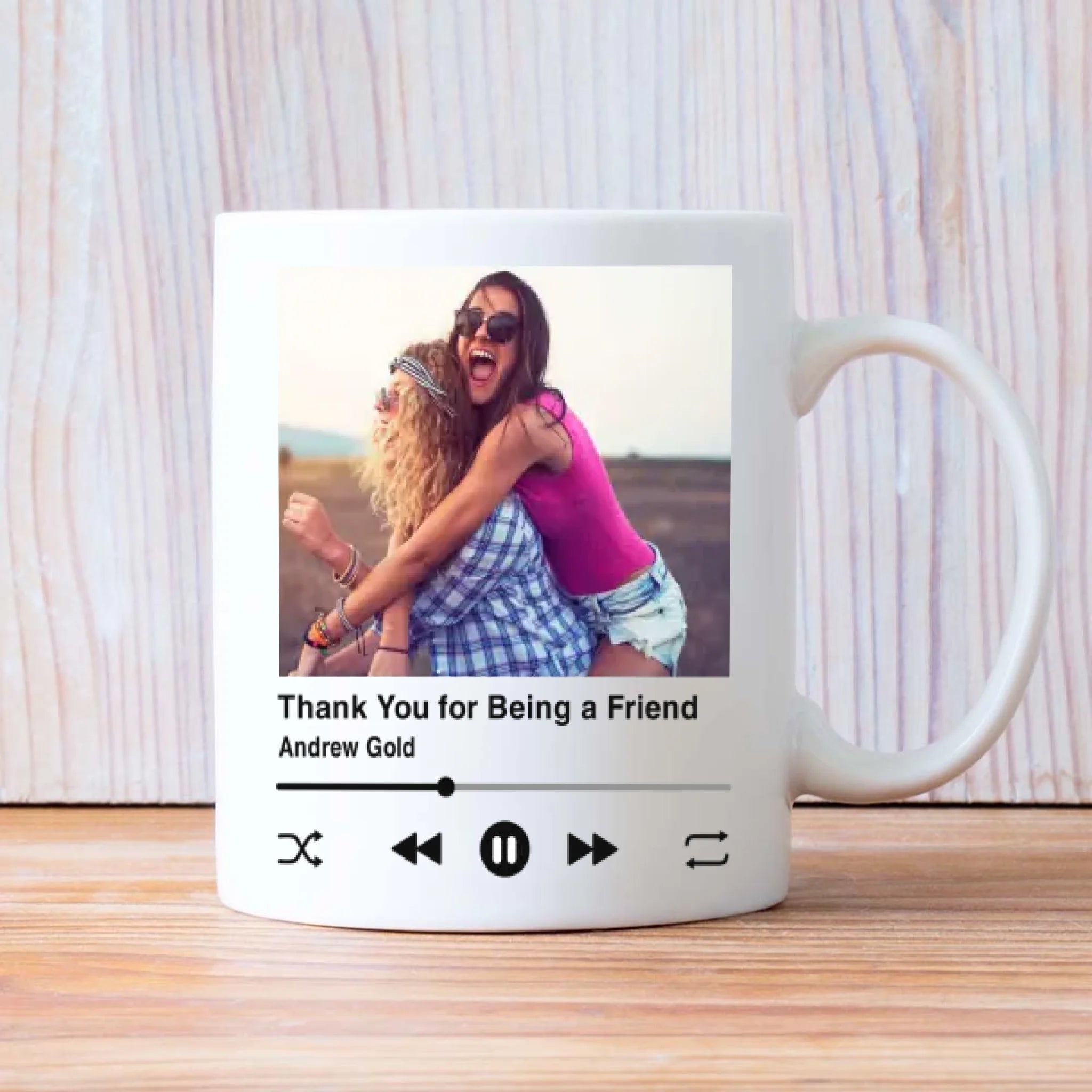 Personalized Bestie Mug – Hard Time Will Always Reveal True Friend Quote | 89Prints