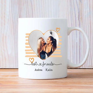 Custom Best Friend Mug – Personalized Photo & Name Friendship Gift - 89Prints