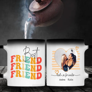 Custom Best Friend Mug – Personalized Photo & Name Friendship Gift - 89Prints