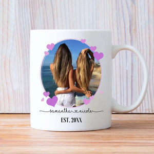 Friendship Quote Ceramic Mug – Short Best Friend Cup – 89Prints