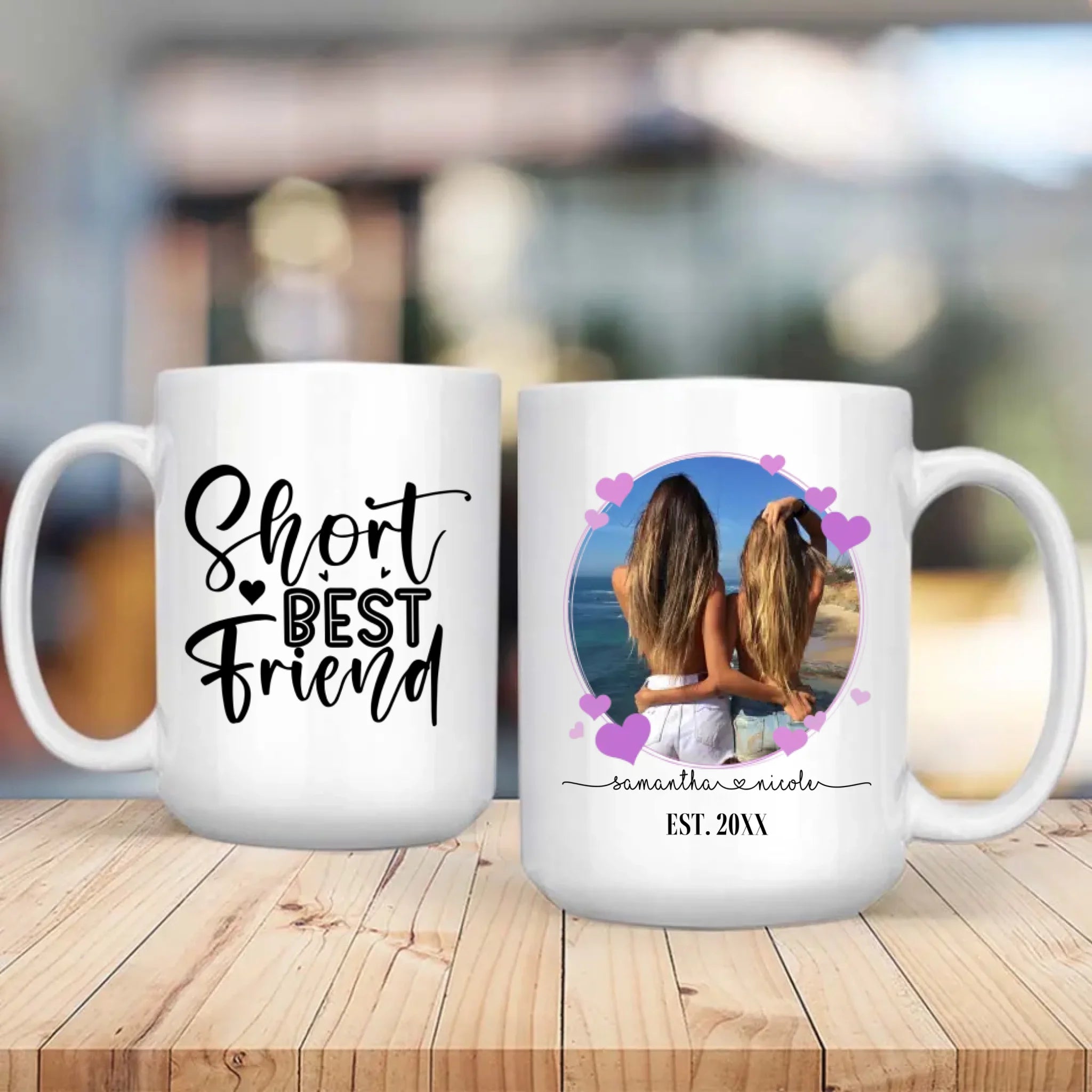 Friendship Quote Ceramic Mug – Short Best Friend Cup – 89Prints