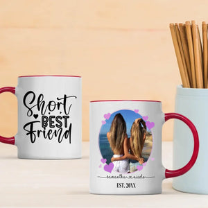 Friendship Quote Ceramic Mug – Short Best Friend Cup – 89Prints