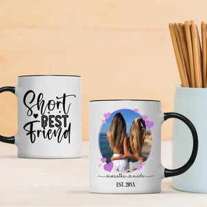 Friendship Quote Ceramic Mug – Short Best Friend Cup – 89Prints