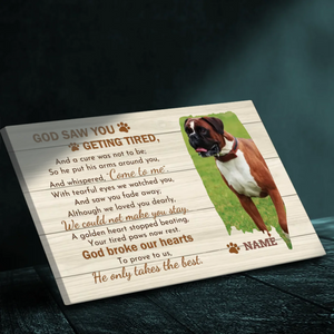 Custom Pet Canvas - A Dog's Endless Love and Devotion At 89Prints