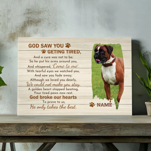 Custom Pet Canvas - A Dog's Endless Love and Devotion At 89Prints