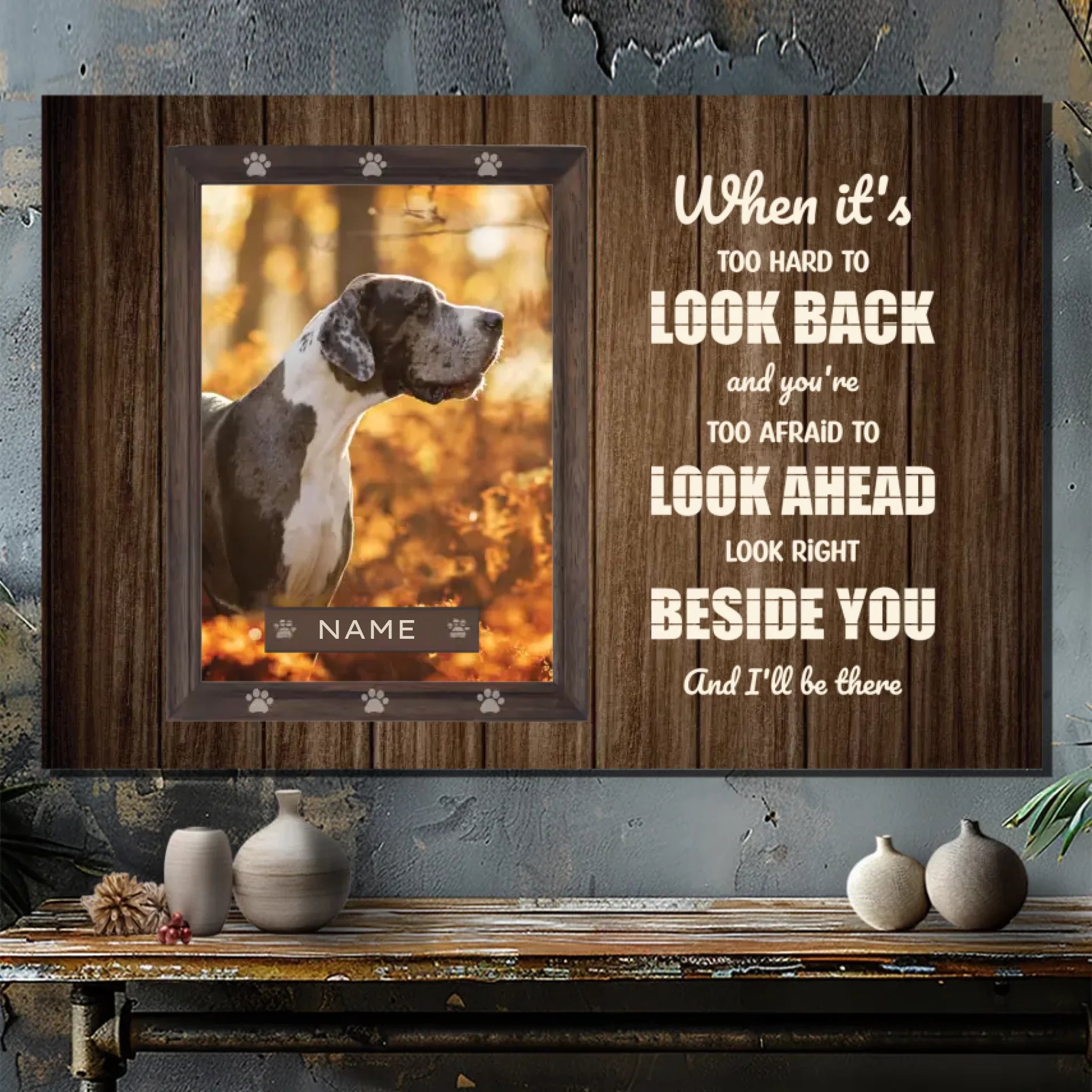 Custom Canvas Painting of Your Cute Pet - Little Corner of Love - 89Prints