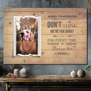 Custom Pet Memorial Canvas – 