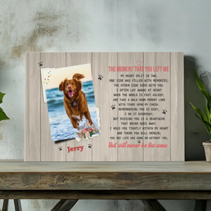 Personalized Pet Memorial Canvas – Heartfelt Tribute by 89Prints