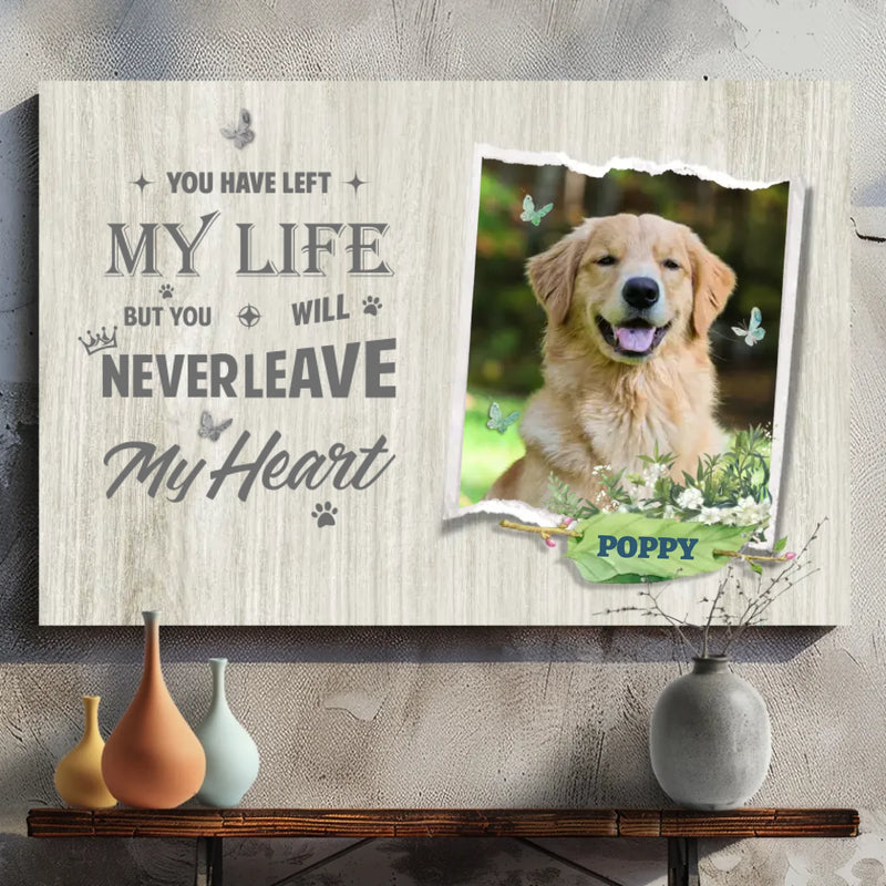 Custom Pet Memorial Canvas – 