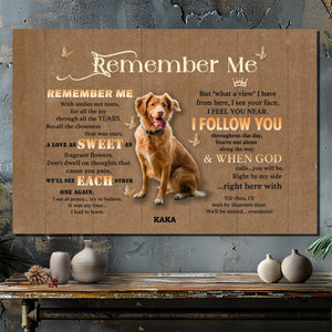 Personalized Pet Memorial Canvas – 