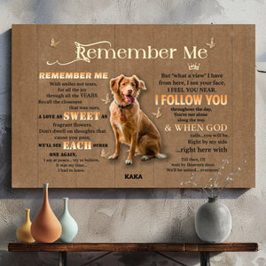 Personalized Pet Memorial Canvas – 