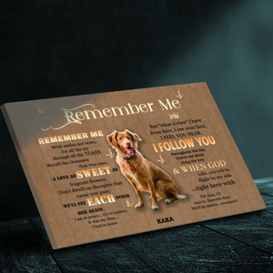 Personalized Pet Memorial Canvas – 