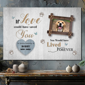 Custom Pet Memorial Canvas – 