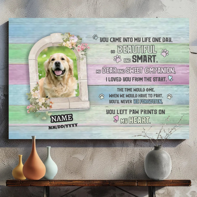 Personalized Pet Memorial Canvas – 