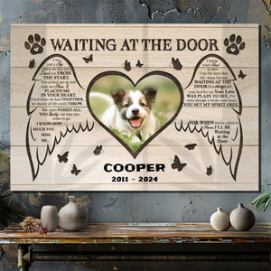 Personalized Pet Memorial Canvas - Custom Name and Dates | 89Prints