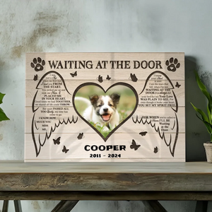 Personalized Pet Memorial Canvas - Custom Name and Dates | 89Prints