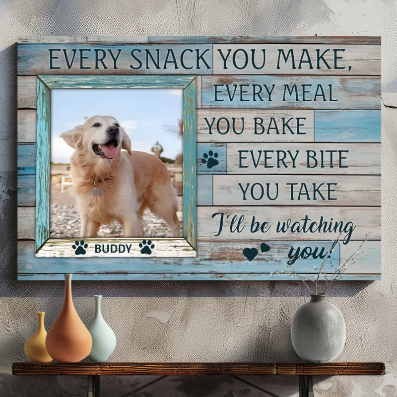 Custom Pet Canvas - Personalized with Pet's Name and Photo | 89Prints