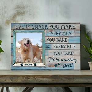 Custom Pet Canvas - Personalized with Pet's Name and Photo | 89Prints