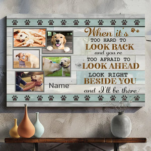 Forever by Your Side: Personalized Pet Memorial Canvas | 89Prints