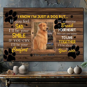 Personalized Dog Canvas - Heartwarming Quote, Perfect Dog Gift - 89Prints