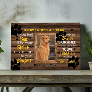 Personalized Dog Canvas - Heartwarming Quote, Perfect Dog Gift - 89Prints