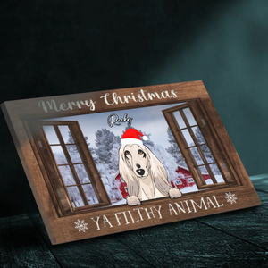 Custom Christmas Pet Canvas – Personalized Dog Lover Gift – 89Prints