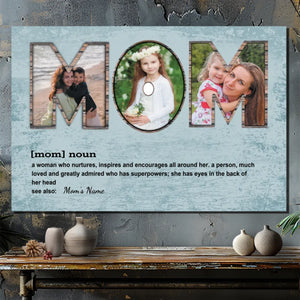 Timeless Memorial Personalized Canvas Painting: Window To Memory