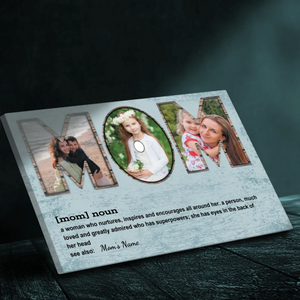 Timeless Memorial Personalized Canvas Painting: Window To Memory