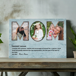 Timeless Memorial Personalized Canvas Painting: Window To Memory