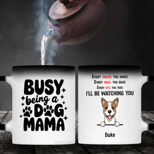 Custom Dog Mama Mug – “Busy Being a Dog Mama” Personalized Pet Lover Gift - 89Prints