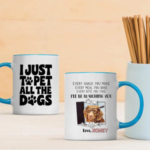 Personalized Dog Mug – Funny “I Just Want to Pet All the Dogs” Gift for Pet Lovers - 89Prints