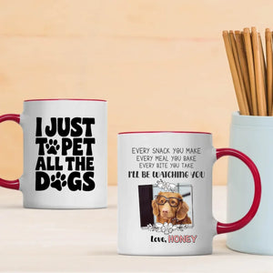 Personalized Dog Mug – Funny “I Just Want to Pet All the Dogs” Gift for Pet Lovers - 89Prints