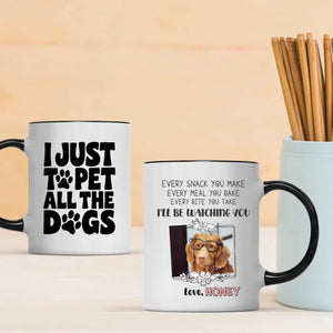 Personalized Dog Mug – Funny “I Just Want to Pet All the Dogs” Gift for Pet Lovers - 89Prints
