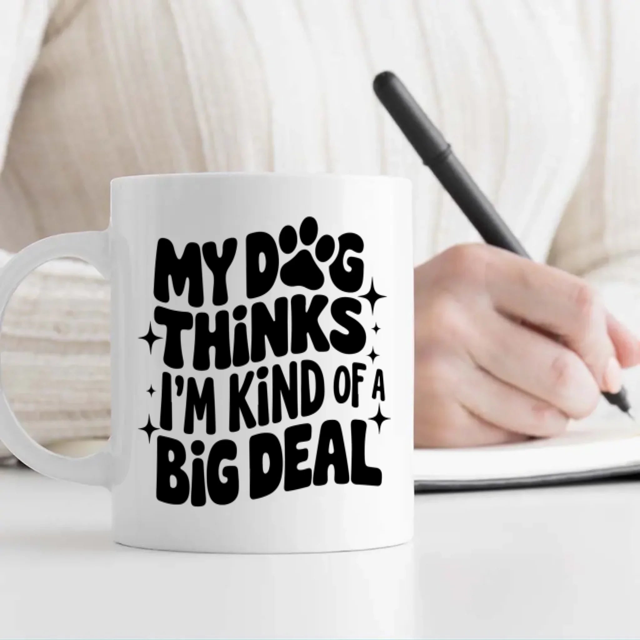 Custom Dog Mug – Dear Dad Thanks for Picking Up My Poop – Funny Personalized Gift - 89Prints