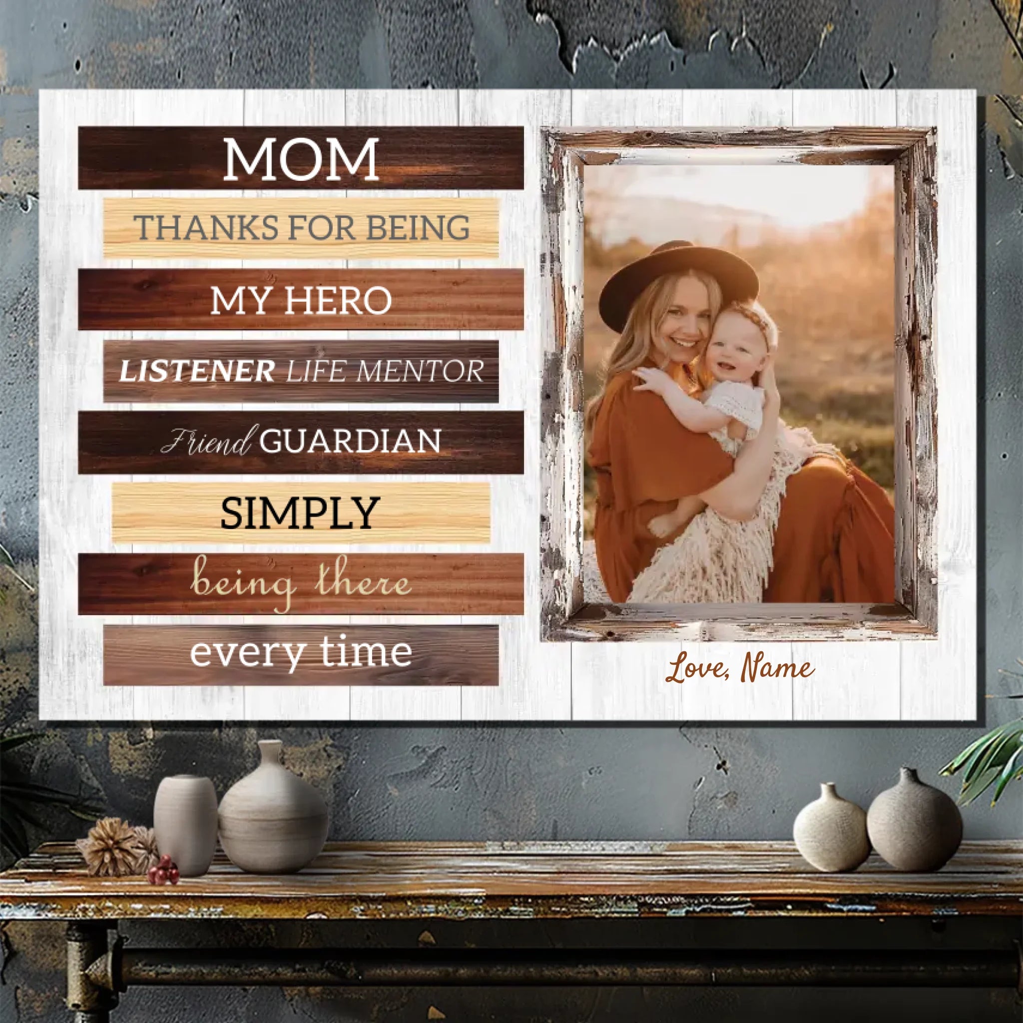 Personalized Canvas for Mom at 89Prints: The Most Memorable Moment