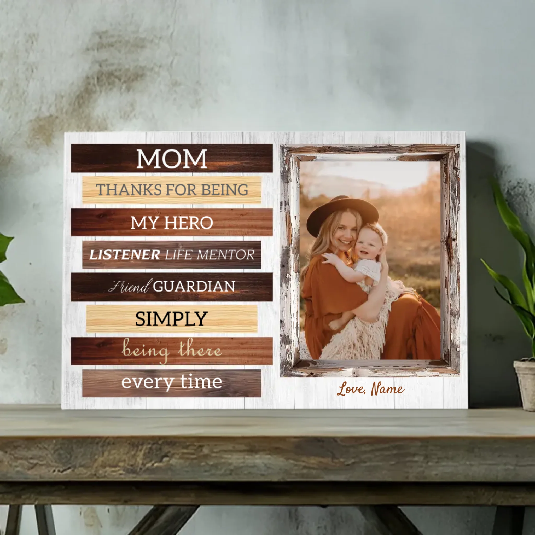 Personalized Canvas for Mom at 89Prints: The Most Memorable Moment