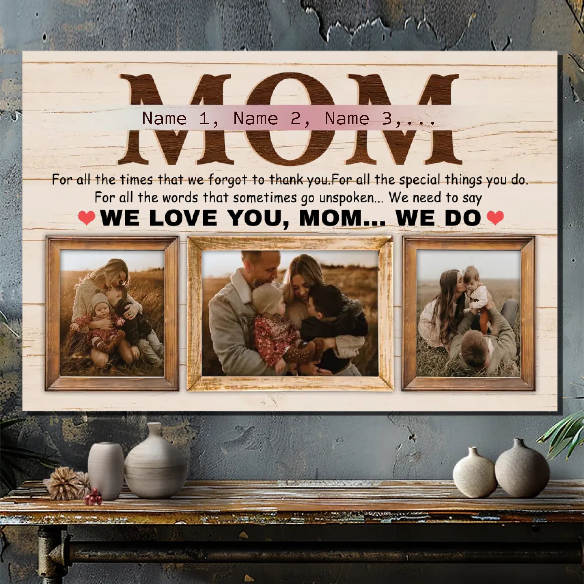 Personalized Canvas Art: A One-of-a-Kind Gift For Mom | 89Prints