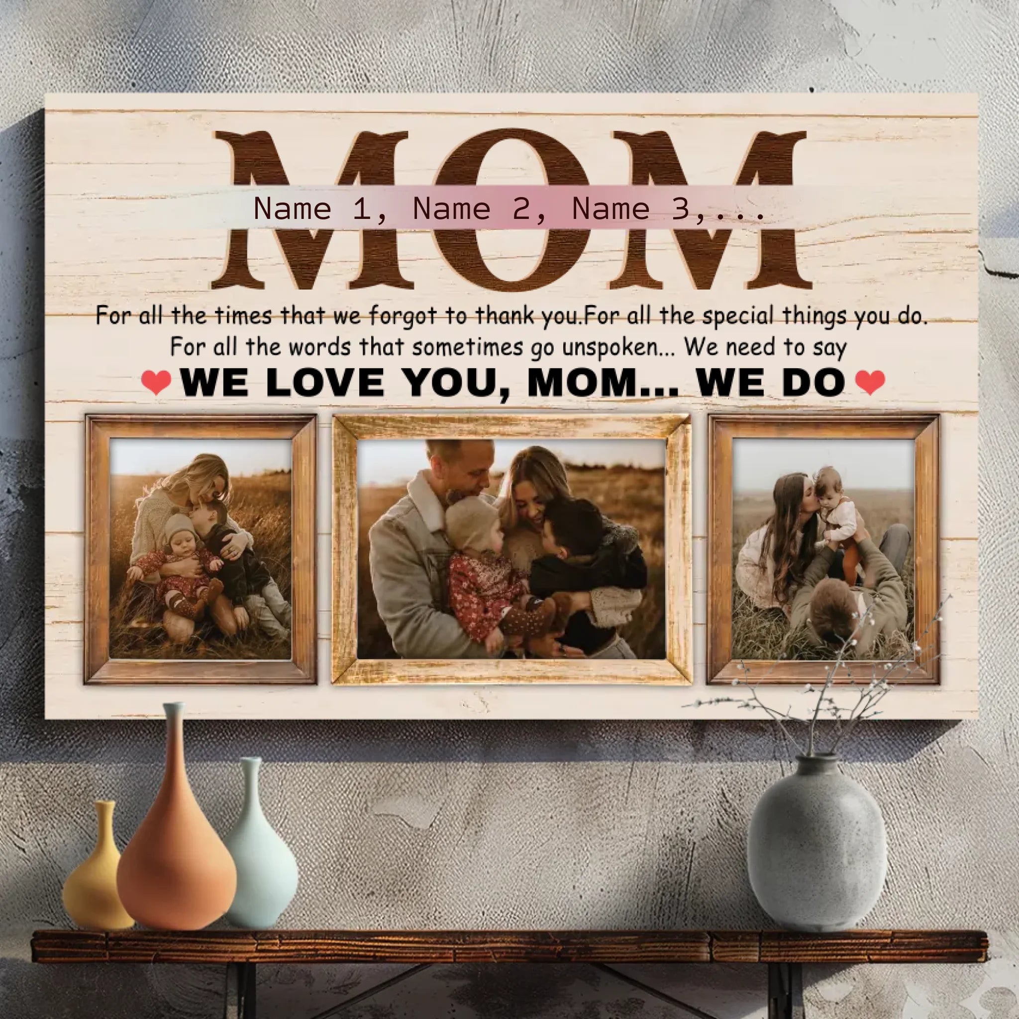 Personalized Canvas Art: A One-of-a-Kind Gift For Mom | 89Prints