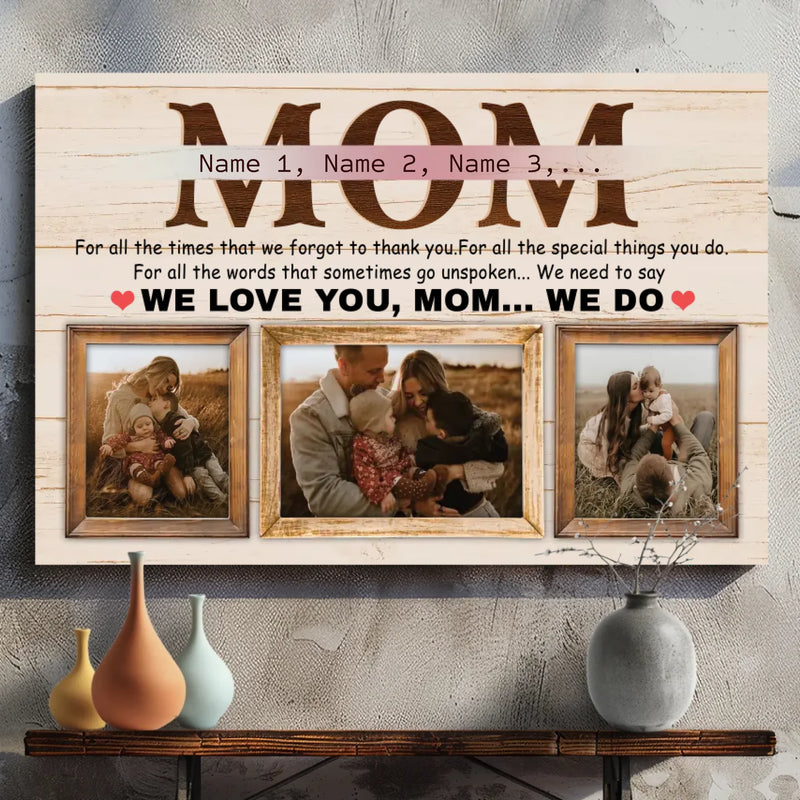 Personalized Canvas Art: A One-of-a-Kind Gift For Mom | 89Prints