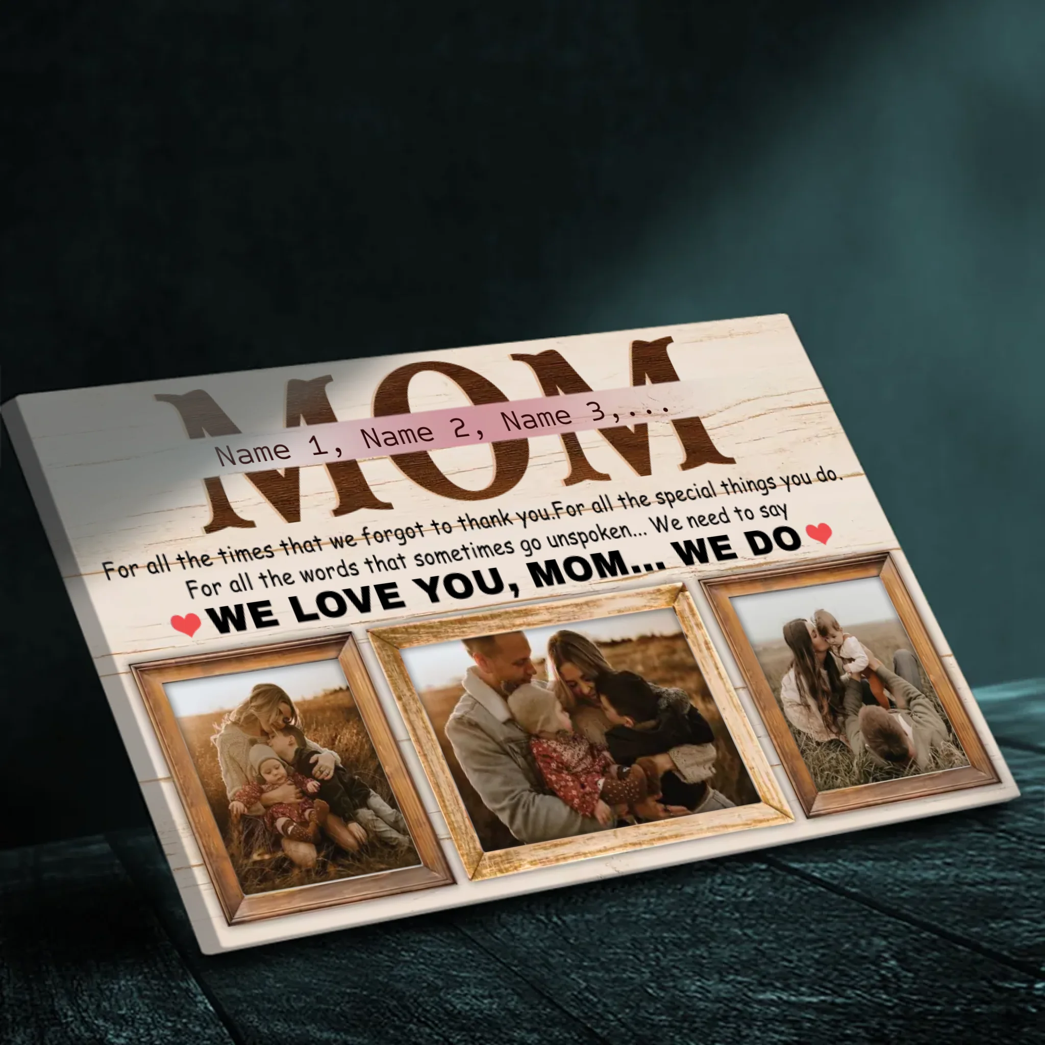 Personalized Canvas Art: A One-of-a-Kind Gift For Mom | 89Prints