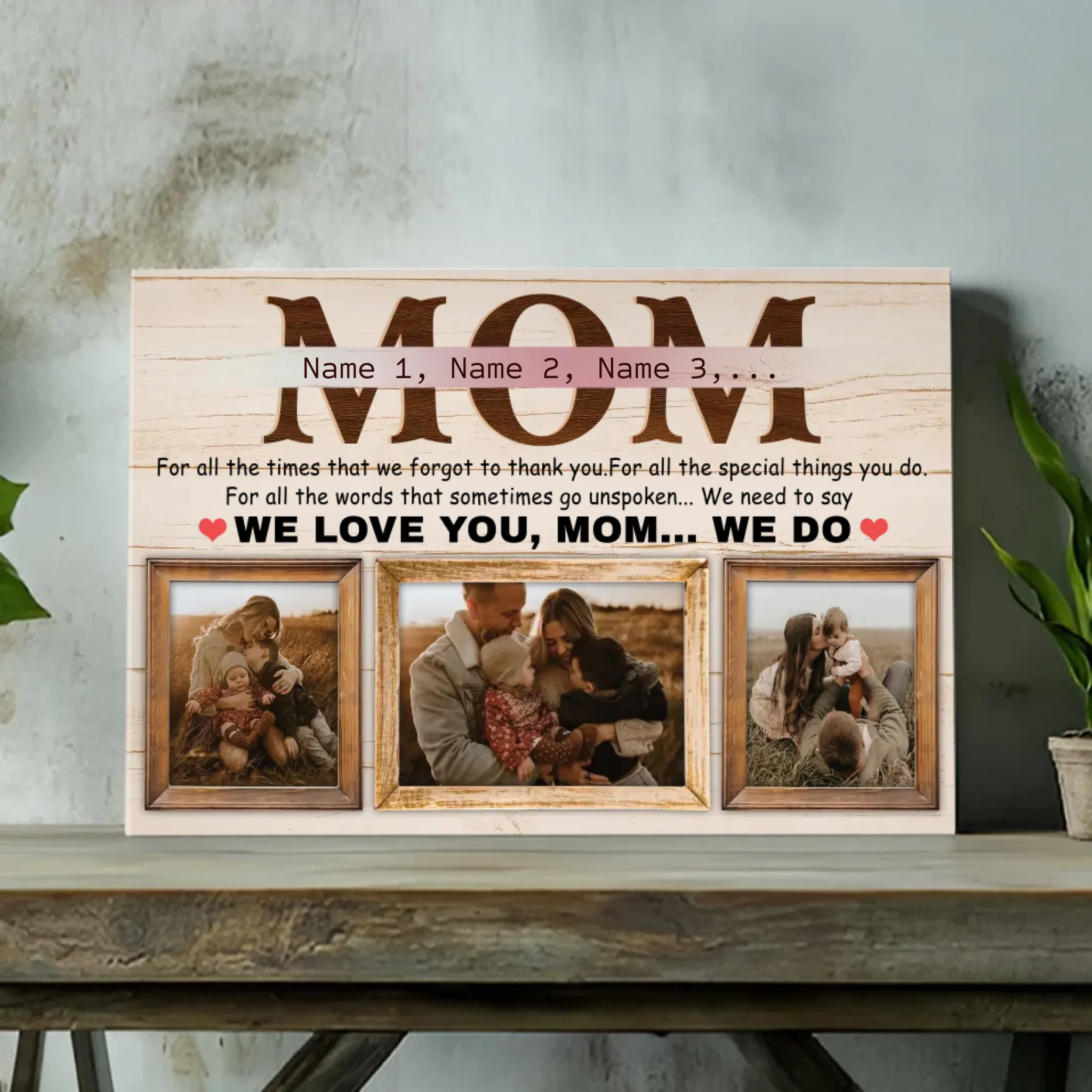 Personalized Canvas Art: A One-of-a-Kind Gift For Mom | 89Prints