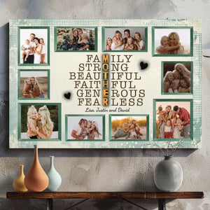 10 Frames, Endless Love: Personalized Canvas for Mom | 89Prints
